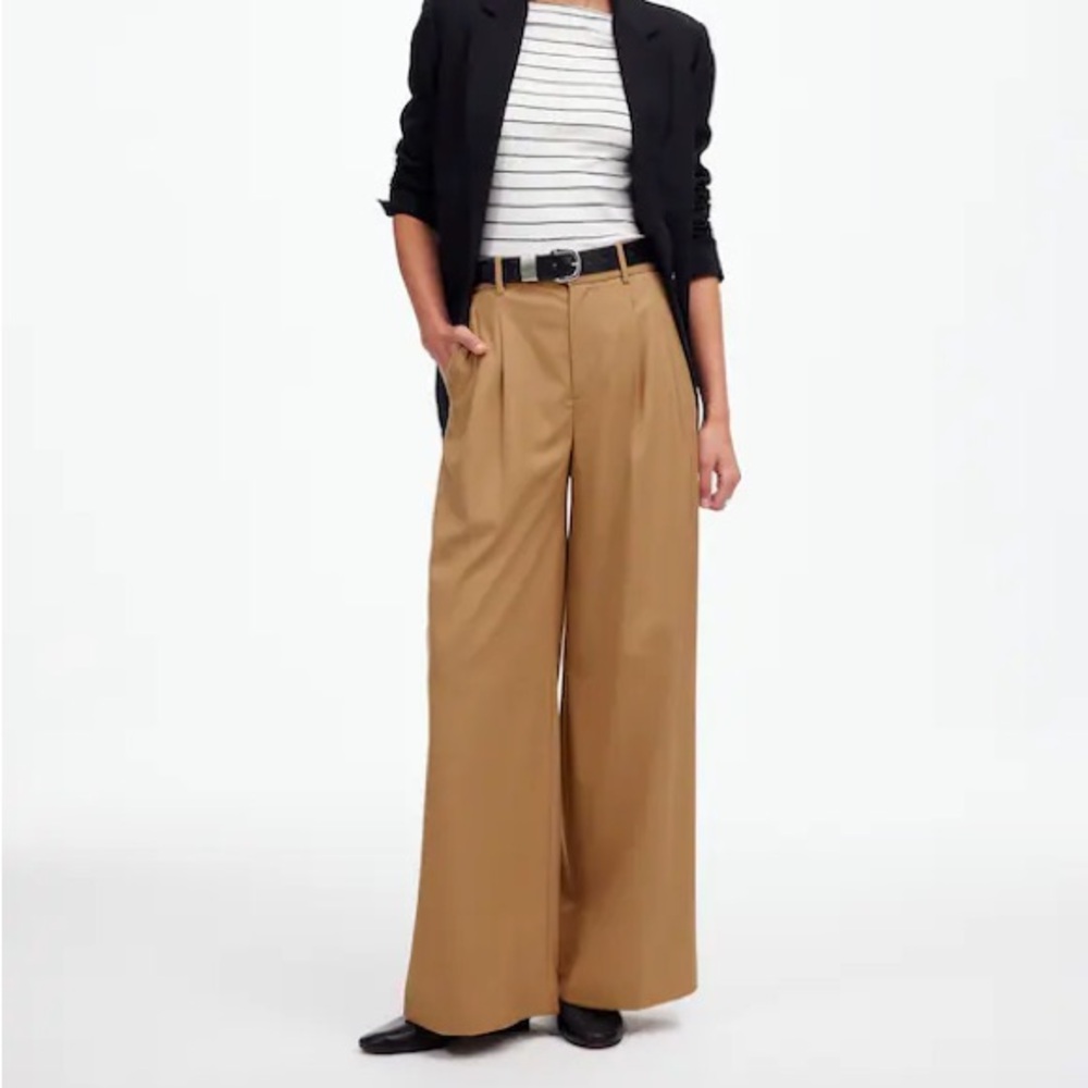 Madewell The Harlow Superwide-Leg
Trouser in Brushed Twill BNWT